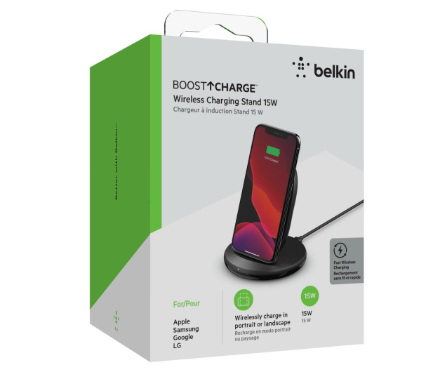 Belkin Boost Charge 15W (indukcyjna, czarna) - 710643 - zdjęcie 2